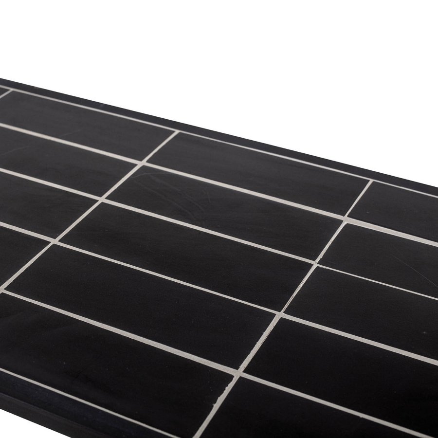 BLOOMINGVILLE June konsolbord, m. hylde, rektangulr - sort sten/keramik/jern (110x35)