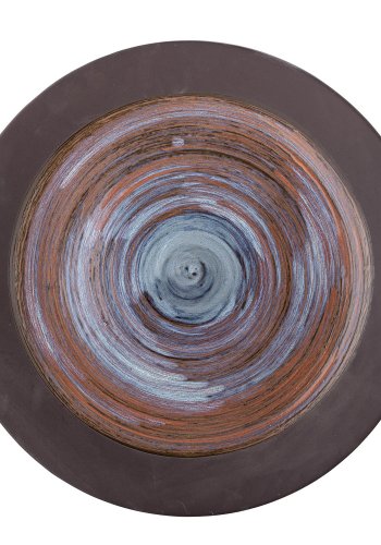 CREATIVE COLLECTION Maes dekorationsbakke - bl og brun stentj