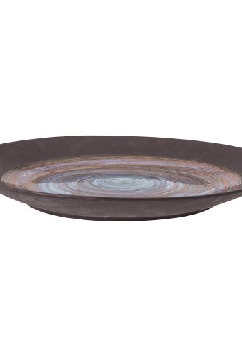 CREATIVE COLLECTION Maes dekorationsbakke - bl og brun stentj