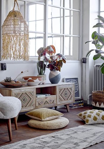 CREATIVE COLLECTION Thora loftlampe - natur raffia