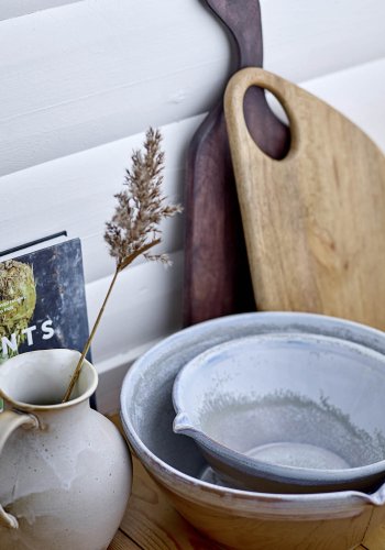 BLOOMINGVILLE Evora bageskl, m. hldetud, rund - natur stentj, glaseret ( 35,5)