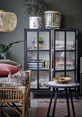 BLOOMINGVILLE Rodi pendel loftslampe, rund - natur bambus ( 42)