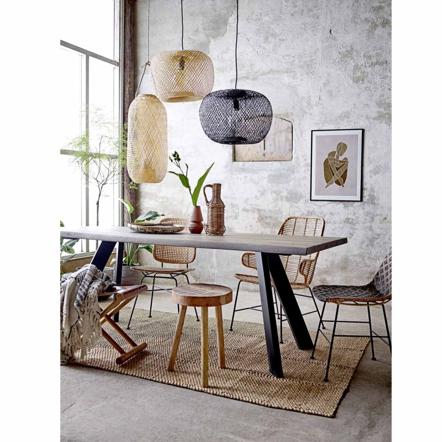 BLOOMINGVILLE Evert pendel loftslampe, cylinder - natur bambus ( 25)