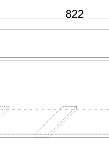 VCM NORDIC Bendola opbevaringskasse, m. lg, rektangulr - hvid tr (82x44)