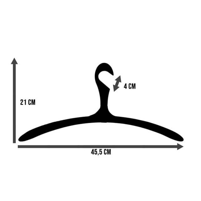 SPINDER DESIGN Arx bjle, justerbar, anti-slip - sort metal m. gummibelgning (5 stk.)