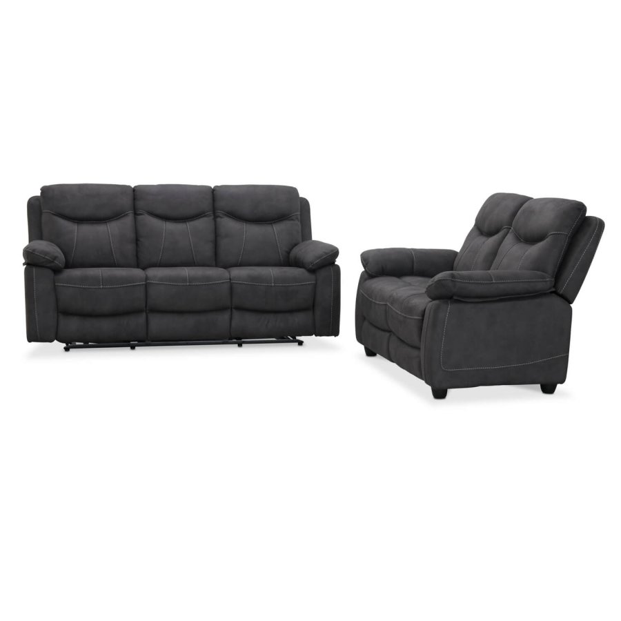 Boston recliner 3 personers Biograf sofa, gr stof