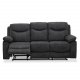 Boston recliner 3 personers Biograf sofa, gr stof