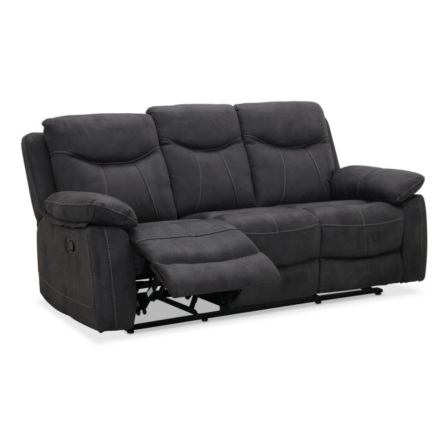 Boston recliner 3 personers Biograf sofa, gr stof