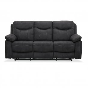 Boston recliner 3 personers Biograf sofa, gr stof