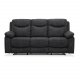 Boston recliner 3 personers Biograf sofa, gr stof