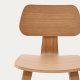 KAVE HOME Gena spisebordsstol - natur egefinér