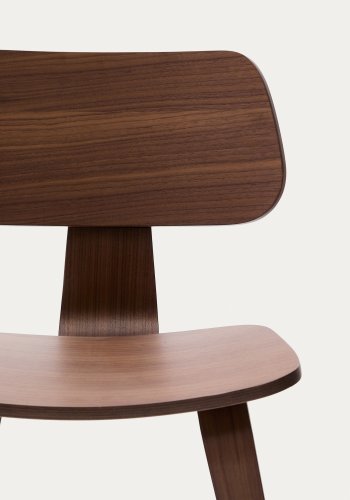 KAVE HOME Gena spisebordsstol - brun valnddefinér