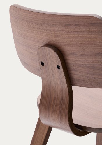 KAVE HOME Gena spisebordsstol - brun valnddefinér