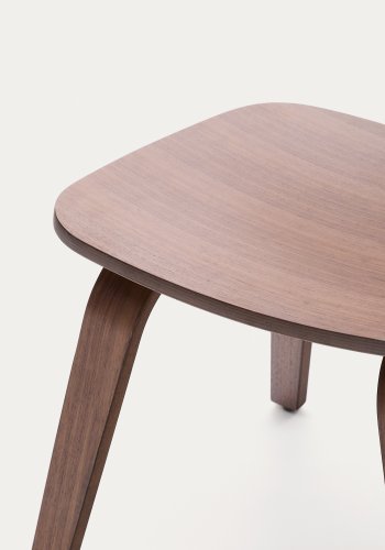 KAVE HOME Gena spisebordsstol - brun valnddefinér