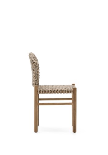 KAVE HOME Tavira udendrs stol i massiv teaktr