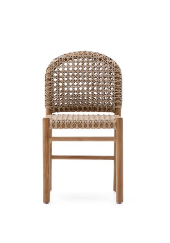 KAVE HOME Tavira udendrs stol i massiv teaktr