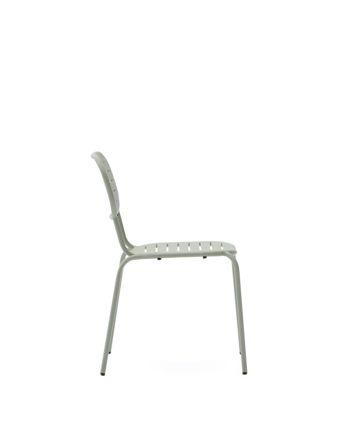 KAVE HOME Brai havestol, stabelbar - turkis galvaniseret stl