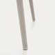 KAVE HOME Yunia spisebordsstol, m. armln - beige fljl og beige stl