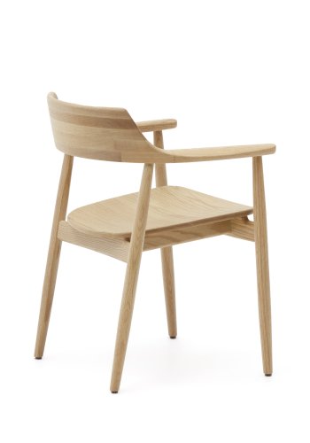 KAVE HOME Fondes stol i massivt egetr med naturlig finish FSC Mix Credit