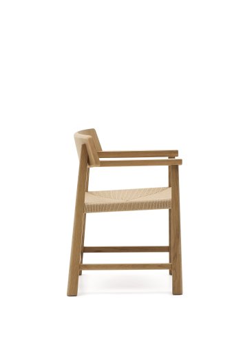 KAVE HOME Idun stol lavet af FSC 100% massivt egetr med naturlig tone finish og snoresde