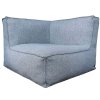 TROISPOMMESHOME C2 Edge hjrnesofa - lysegr stof