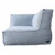 TROISPOMMESHOME C2 Edge hjrnesofa - lysegr stof