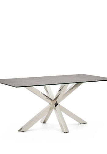 KAVE HOME Argo spisebord, rektangulr - jern mos porceln og rustfri stl (160x90)