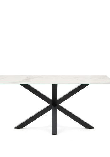 KAVE HOME Argo bord 160x90 sort, porceln Kalos Blanco