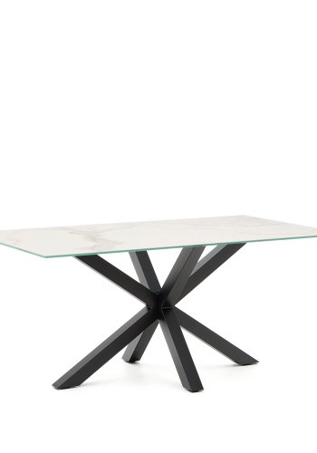 KAVE HOME Argo bord 160x90 sort, porceln Kalos Blanco