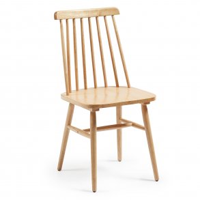 KAVE HOME Kristie spisebordsstol - natur gummitr 