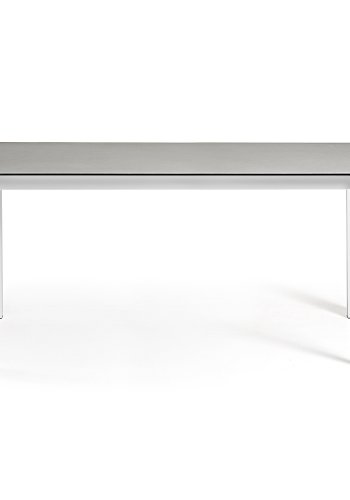 KAVE HOME Axis spisebord, m. butterflybordplade - Hydra Lead porceln og hvid stl (160(220)