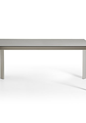 KAVE HOME Axis spisebord, m. butterflybordplade - Hydra Lead porceln og gr stl (140(200)