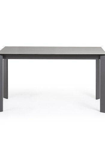 KAVE HOME Axis spisebord, m. butterflybordplade - Hydra Lead porceln/antracitgr stl (140(200)