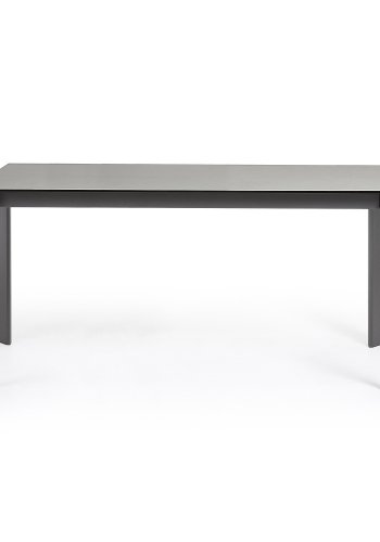 KAVE HOME Axis spisebord, m. butterflybordplade - Hydra Lead porceln/antracitgr stl (160(220)
