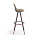 KAVE HOME Brun Slad barstol hjde 75 cm