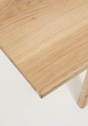 KAVE HOME Armande spisebord, rektangulr - hvidvasket egefinér (200x100)