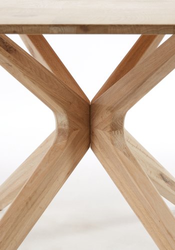 KAVE HOME Armande spisebord, rektangulr - hvidvasket egefinér (200x100)