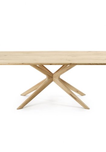 KAVE HOME Armande spisebord, rektangulr - hvidvasket egefinér (200x100)