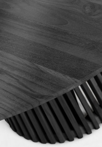 KAVE HOME Jeanette spisebord, rund - sort mindi tr (120)