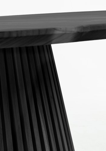 KAVE HOME Jeanette spisebord, rund - sort mindi tr (120)