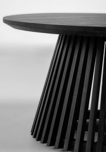 KAVE HOME Jeanette sofabord, rund - sort mindi tr (80)