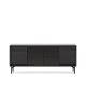 KAVE HOME Lenon sknk 3 lger og 3 skuffer massivt tr og sort egefiner 200x86cm FSC Mix Cre