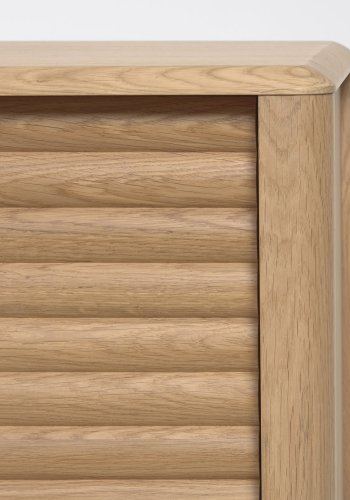 KAVE HOME Lenon sknk m. 3 lger og 3 skuffer - natur eg (200x45)