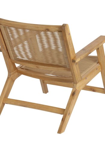KAVE HOME Geralda loungestol - natur akacietr