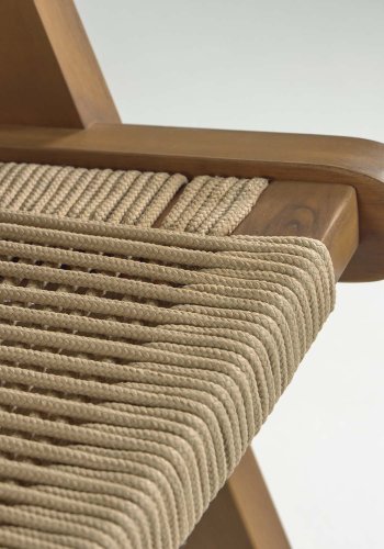 KAVE HOME Geralda loungestol - mrk akacietr 