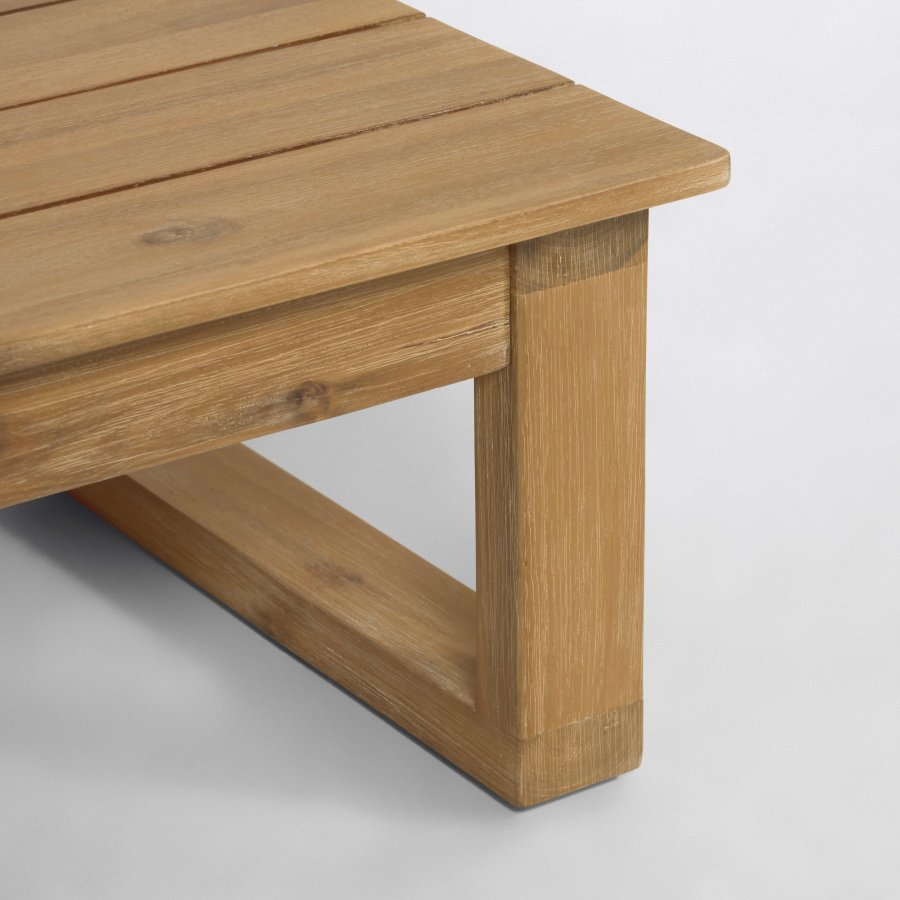 KAVE HOME Flaviina 5 pers. havesofa, m. hynder og havebord - beige stof og natur akacietr