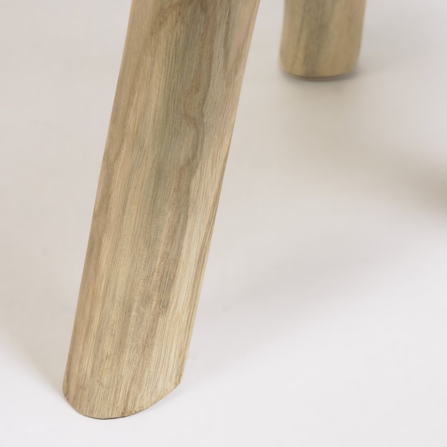 KAVE HOME Glenda sofabord, rund - natur genanvendt teaktr (55)