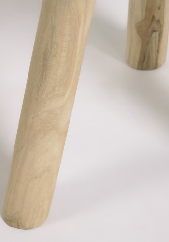 KAVE HOME Glenda sidebord, rund - natur genanvendt teaktr (35)