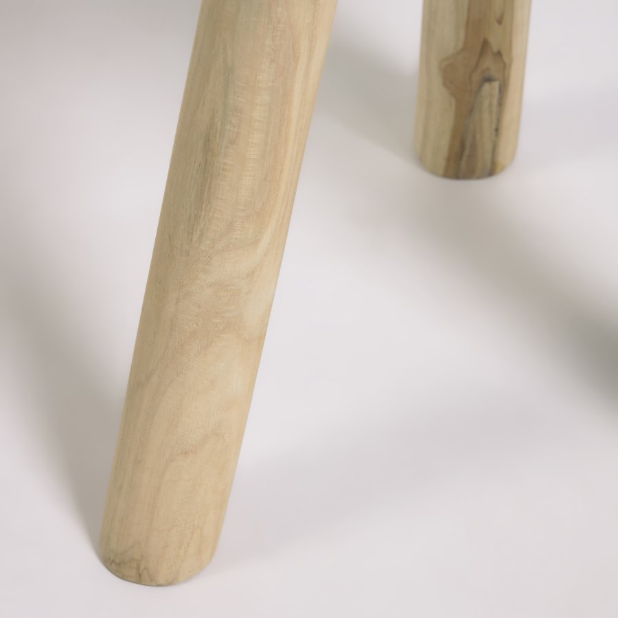 KAVE HOME Glenda sidebord, rund - natur genanvendt teaktr (35)