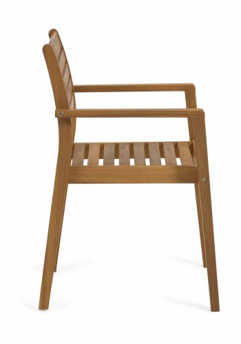 KAVE HOME Hanzel havestol, m. armln - natur akacietr